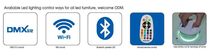 available for led plastic furniture