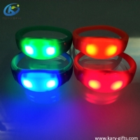 Motion Activated Sport Running LED Wristband Silicone Wristband 