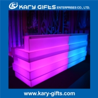 Glowing LED Bar Table Illuminate LED Light Bars Counter For Nightclub Use