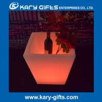 RGB waterproof IP65 planter pot plastic LED light flower pot KFP-3840