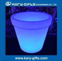 LED furniture led illuminated plastic flower pot led flower pot