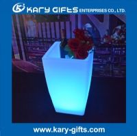 Plastic Led Flower Pots Light Up Pots Lighting Pot KFP-3050