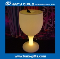 Rechargeable new table led bucket table in wine cup shape KFT-60115
