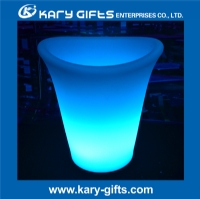 Rechargeable outdoor waterproof glowing flower pot led garden pot KFP-2529