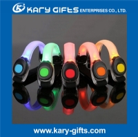 Sports Warming Flashing LED Arm Band, LED Safety Band, LED Light Plastic Band