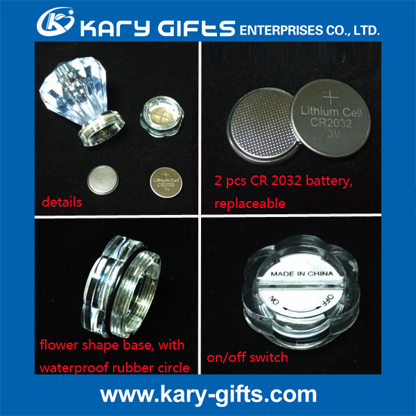 detailed show for the led diamond light