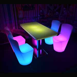 led dining table