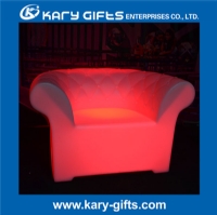 Fashion Design Color Change Led Armchair Comfortable Sofa