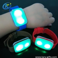 Programmable DMX 512+RFID Controller Flashing Bracelet Led Light Wristband