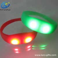  Lighting ON/OFF switch Event Silicone Bracelet Led Bracelets for Party