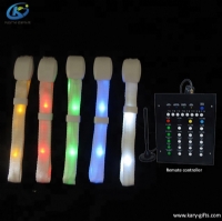 Customized LOGO Nylon Bracelet Remote Control Lighting Wristband