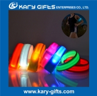 Best LED Glowing Slap Band for Arm Wrist With battery Sweat Resistant Easy to Clean highly Reflective Safety for Hiking