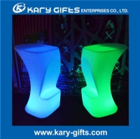 China Bar Stool High Chair Pub Bar Stool LED Plastic Bar Stool KC-5090