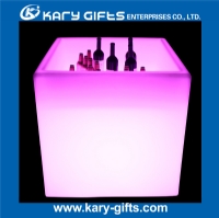 Square ice bucket illuminated led bar ice bucekt KFP-8080