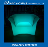 Eco-friendly back rest KTV room deaorate LED chair