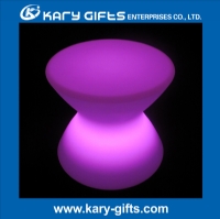 Global Furniture Waterproof Cordless LED lighting Side Table Plastic Table KFT- 4036