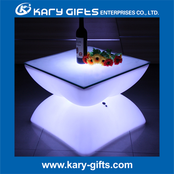 Grand Furniture LED lighting Square Table Illuminated Display Table KFT-6050 