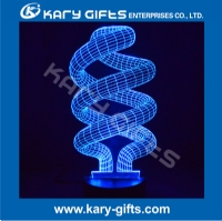 RGB Color Change LED Light Table Lamp Decoration 3D Lamp