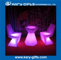 Illuminated cocktail table light up dinning table LED coffee table