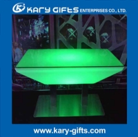 Metal Legs Waterproof restaurant LED Table Lounge LED Table KFT-8856S