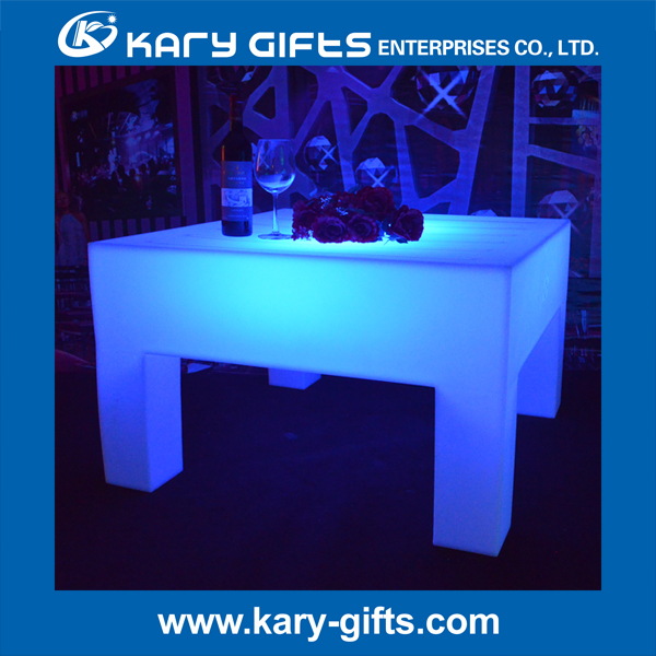 Modern Cheap Chinese Dinner Table LED Table Lighting Outdoor Table KFT-9055
