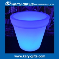 Outdoor-PE-Plastic-Plant-Pots-Glowing-Garden-Flower-Pot KFP-8276