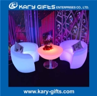 PE-plastic LED white chair manufacturer factory China KC-9573