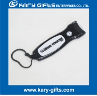 PVC torch led light key chain customized led pvc keychain lamp KB-0105 