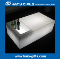 Remote control led table led furniture illuminated bar table KFT-12067