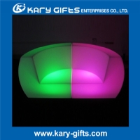 Waterproof nightclub party glowing sofa modern light up sofa