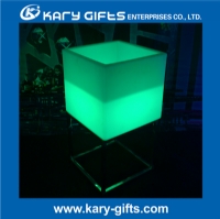 Waterproof rechargeable square led ice bucket with steel stand KFP-4076R