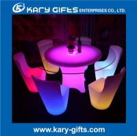 Wireless 16 Kinds Color Waterproof Illuminated Dinning Chair KC-5480