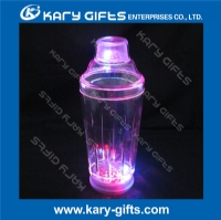 500ml LED flashing plastic cocktail shaker LC-0719A