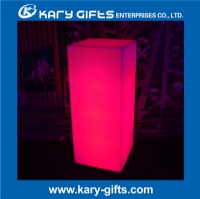 rechargeable RGB remote control waterproof led column table